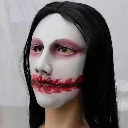 Halloween Horrible Room Escape Wigs&Mask Murder-STYLEGOING