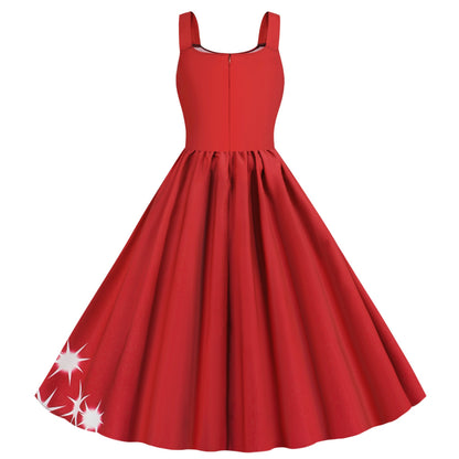 Sexy Tank Top Vintage Zipper Dresses-STYLEGOING