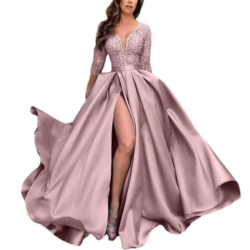 Plus Size Sexy Long Evening Party Dresses-STYLEGOING