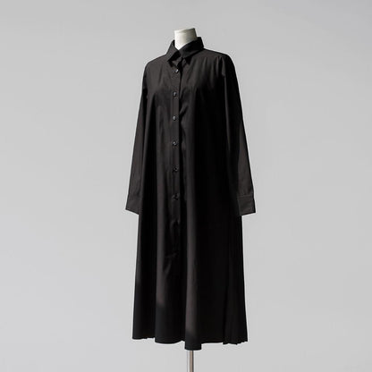 Classy Women Plus Sizes Pleated Long Shirt Dresses-STYLEGOING