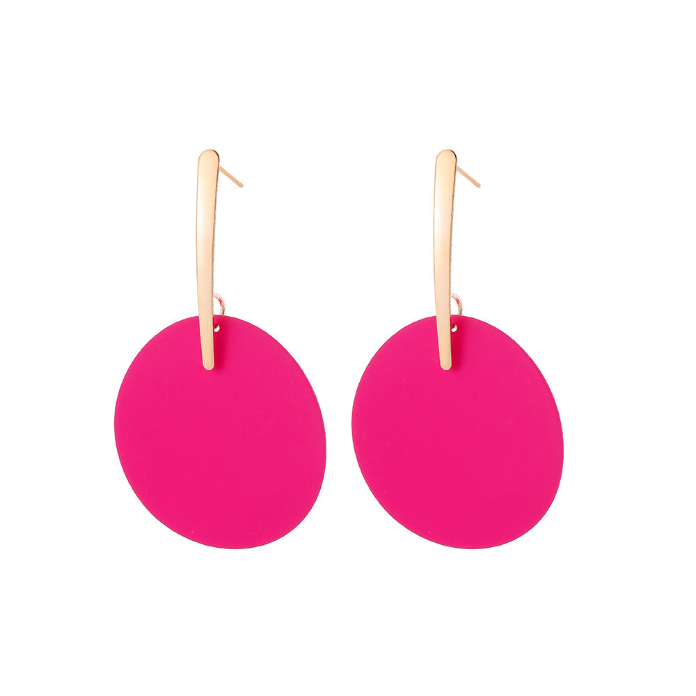 Fashion Geometry Design Women Drop Earrings