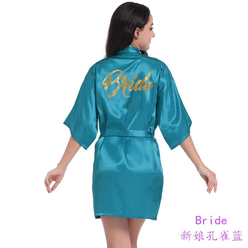 Women Wedding Bride Summer Night Gown