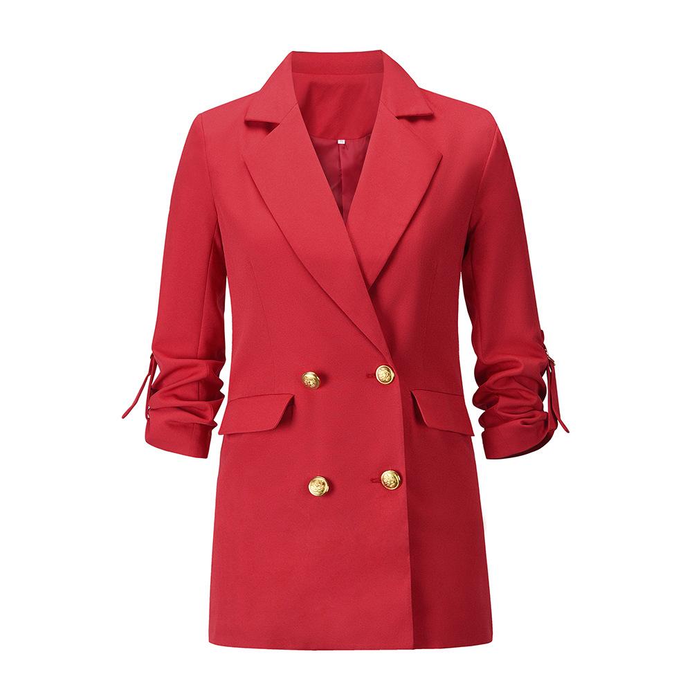 Classy Fashion Button Design Blazers-STYLEGOING