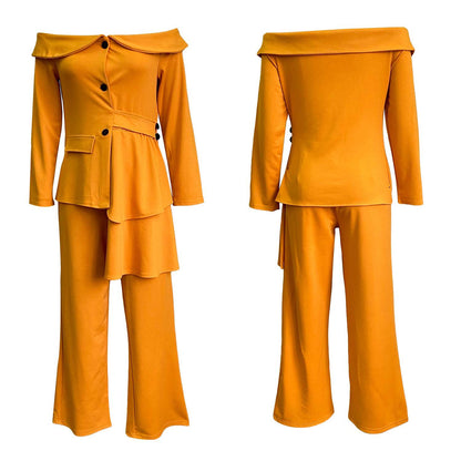 Designed Fashion Women Blazers & Pants Outfits