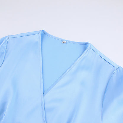 Elegant High Waist Long Sleeves Dresses