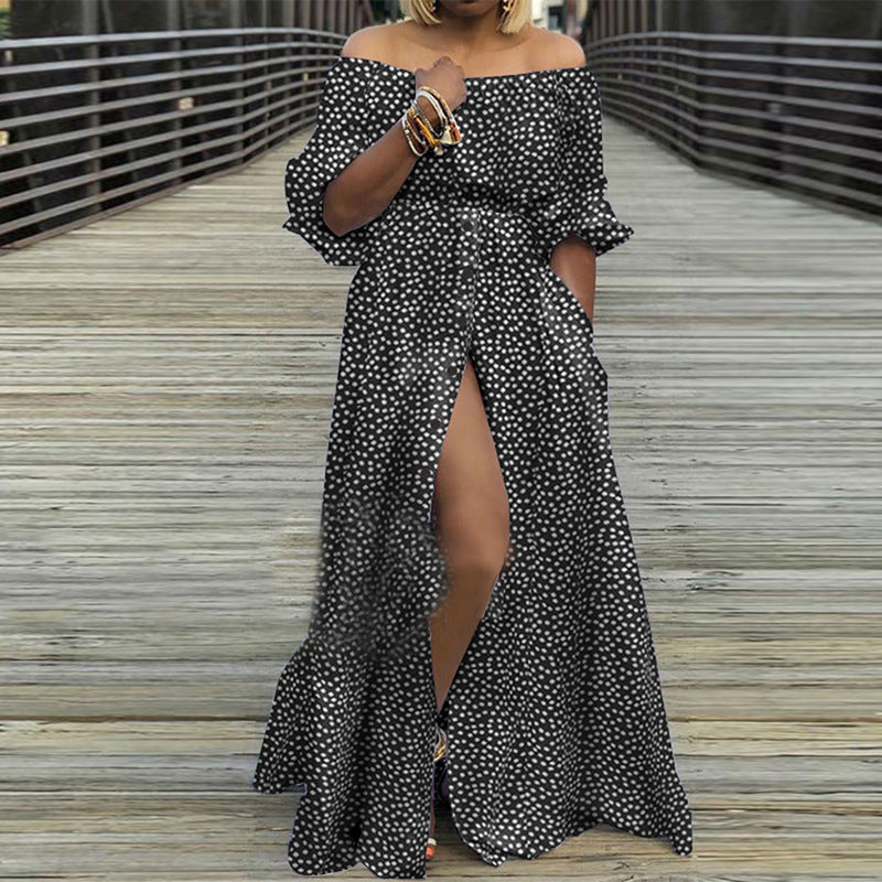 Sexy Off The Shoulder Long Maxi Dresses