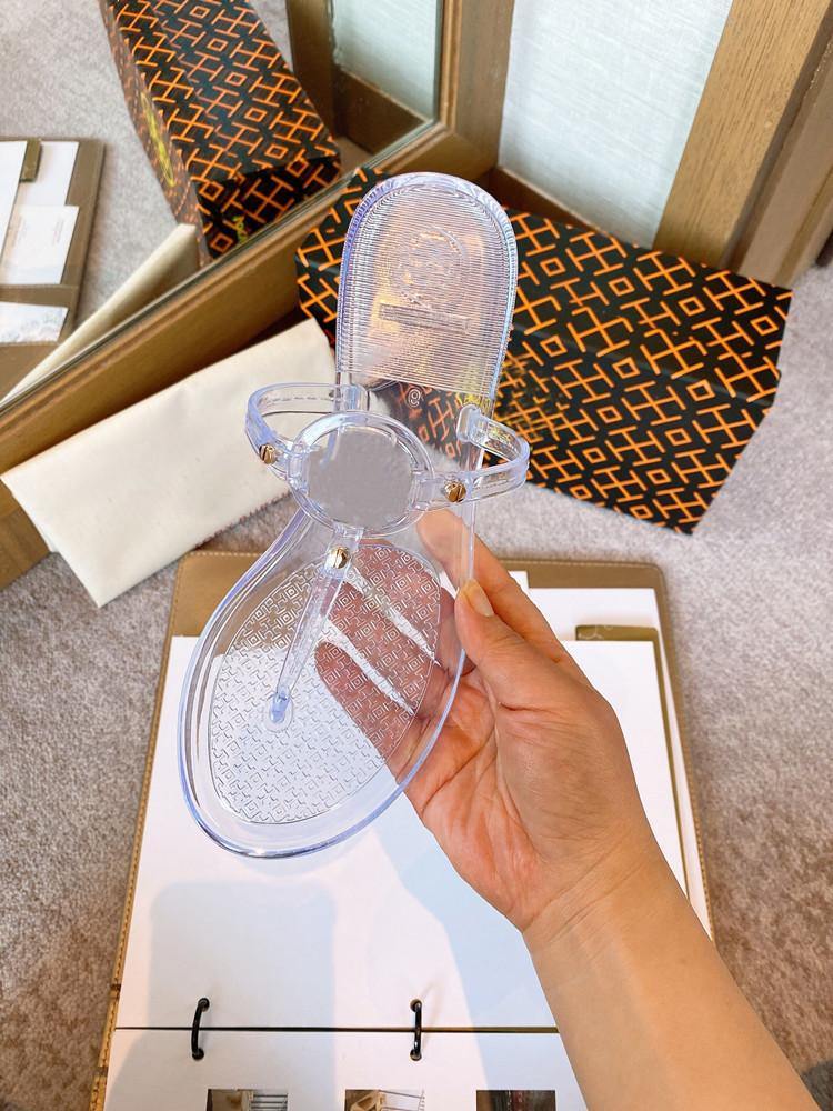 Women Beach Foot Clip Metal Button Flat Heel-STYLEGOING