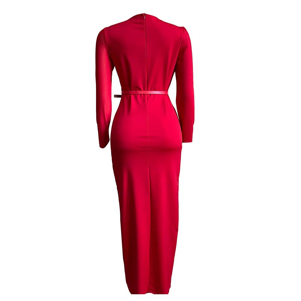 Sexy Split Front Plus Sizes Women Long Party Dresses