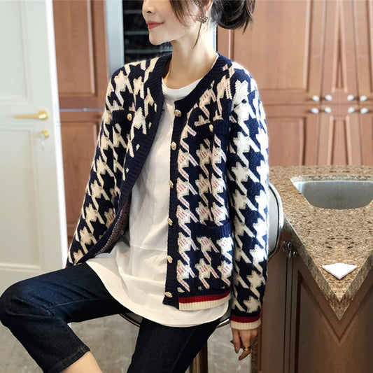 Vintage Knitted Short Cardigans for Women