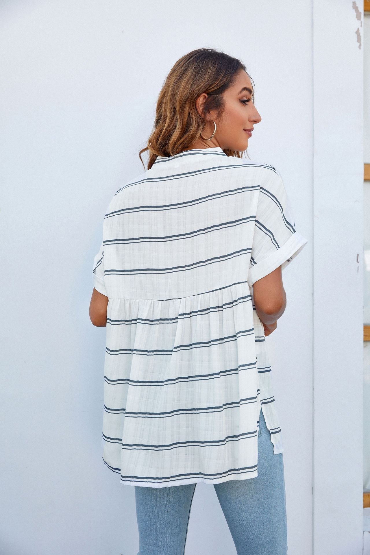 Summer Short Sleeves Women Shirts