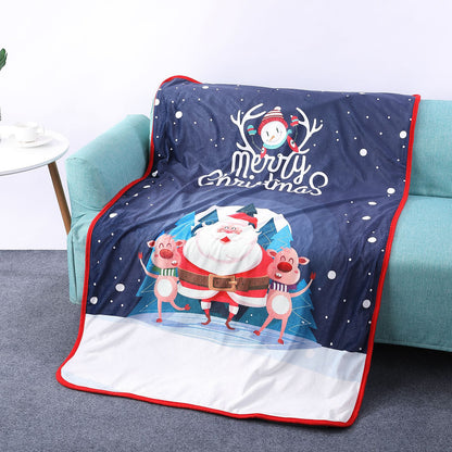 Warm Fleece Breaknoon Blankets for Christmas