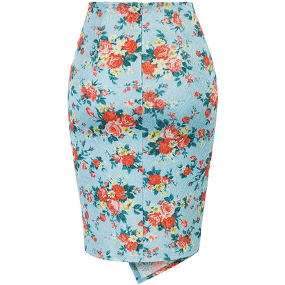 Sexy Casual Floral Print Bodycon Women Skirts