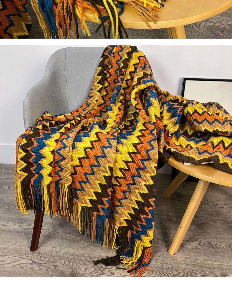 Summer Bohemian Knitting Blanket--Free Shipping at meselling99