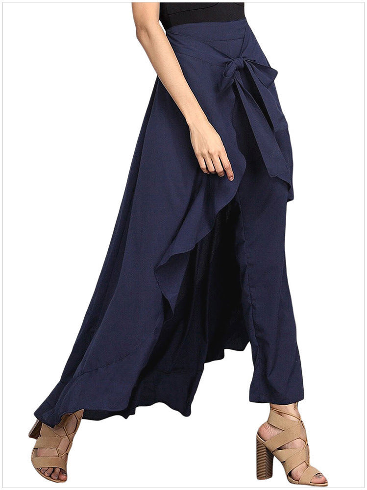 Women Plus Sizes Chiffon Dress Pants