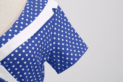 Vintage Polk Dot Women Dresses