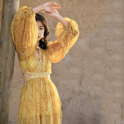 Sexy Chiffon Summer Beach Long Holiday Dresses