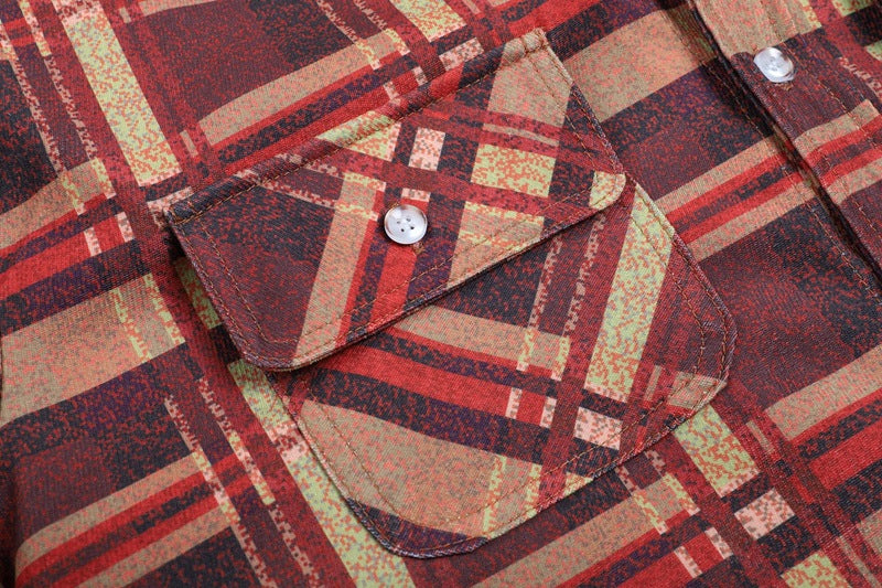 Plaid Winter Hoodies Jacket Outerwear for Men