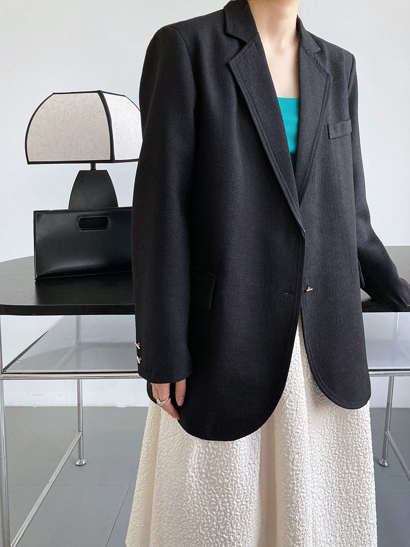 Vintage Elegant Designed Women Blazer Tops
