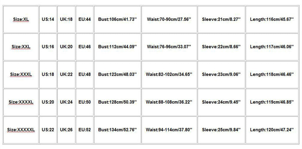 Summer Chiffon Women Plus Sizes Dresses