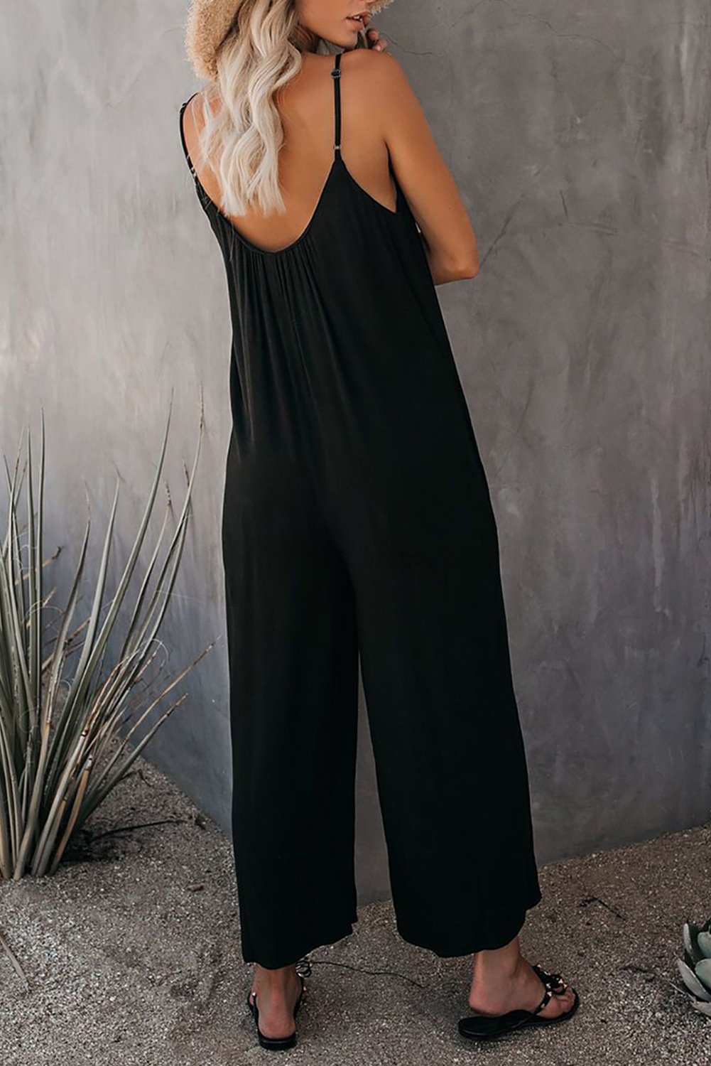 Leisure Summer Leopard Pocket Jumpsuits-STYLEGOING