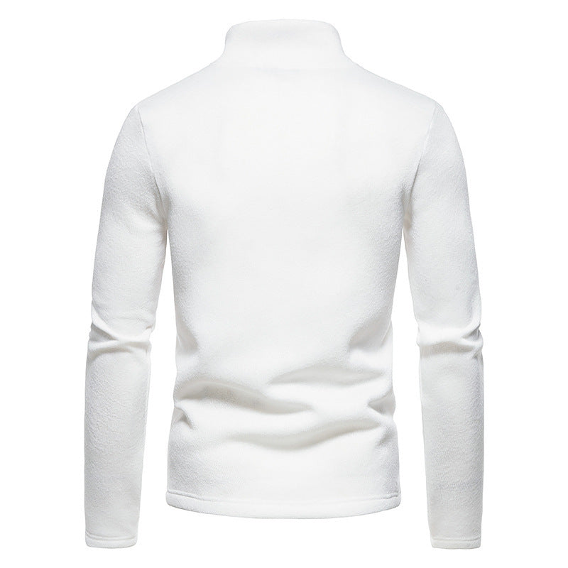 Turtleneck Zipper Men's Sweaters