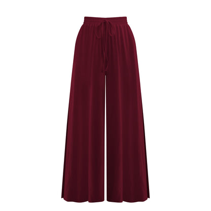 Casual Side Split Women Summer Pants