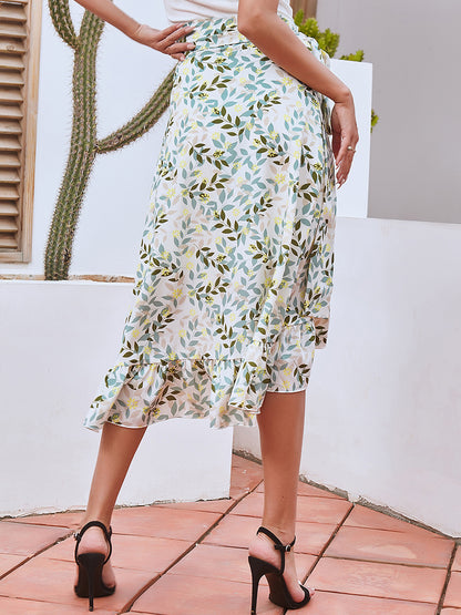 Sexy Summer Irregular Chiffon Skrts