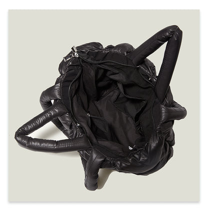 Fashion Down Women Handbags for Winter