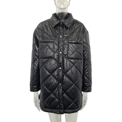 Winter Cotton Colorful Overcoats for Women