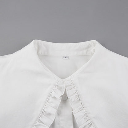 White Princess Women Long Sleeves Shirts