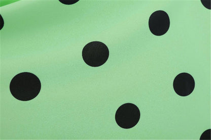 Casaul Sleeveless Dot Print Vintage Dresses-STYLEGOING