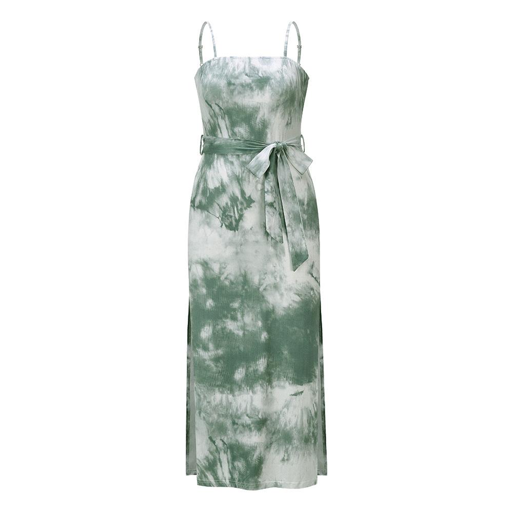 Summer Dyed Casual Midi Dresses-STYLEGOING