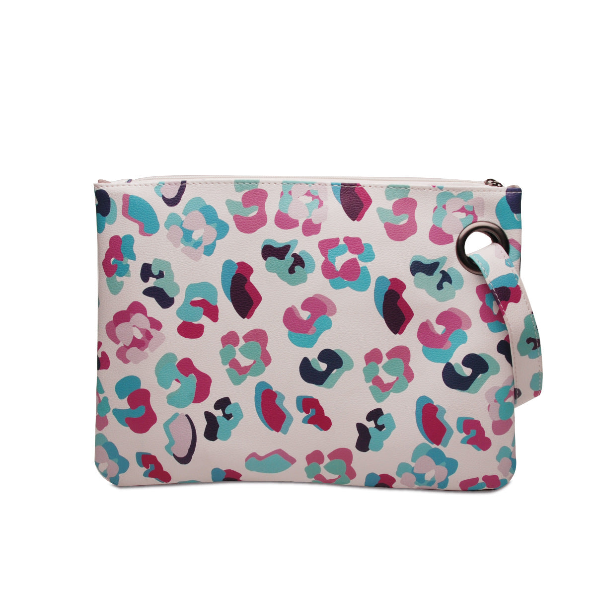 Women Sunflower Print Pu Leather Evening Clutch Bags