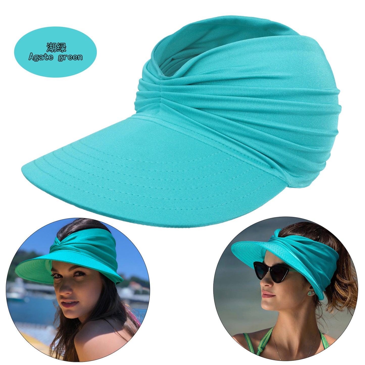 Summer Beach Sun Proof Outdoor Hats 2pcs/Set