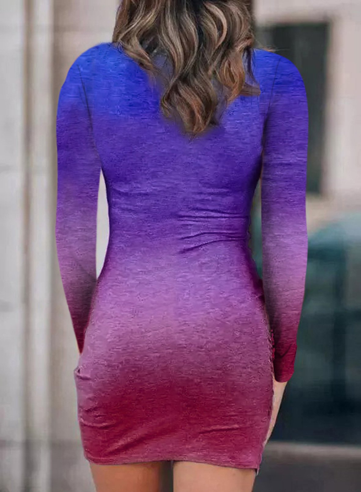 Long Sleeves Midriff Baring Sexy Bodycon Dresses-STYLEGOING