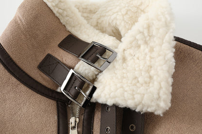 Vintage Stand Collar Short Winter Jacket Coats for Women