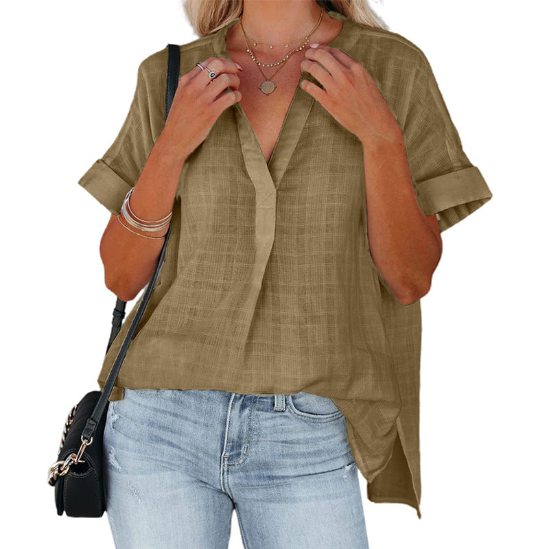 Summer Short Sleeves Women Shirts