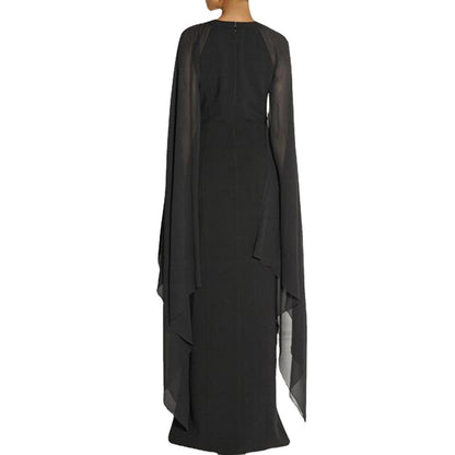 Fashion Chiffon Irregular Cape Dresses