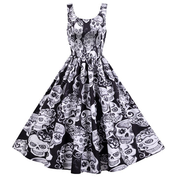 Sexy Tank Top Vintage Halloween Dresses-STYLEGOING