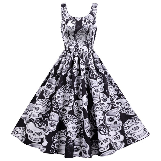 Sexy Tank Top Vintage Halloween Dresses-STYLEGOING