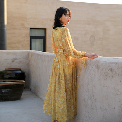 Sexy Chiffon Summer Beach Long Holiday Dresses