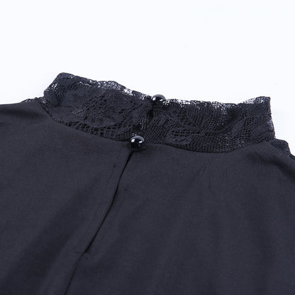 Black Sexy Lace Hot Mini Dresses