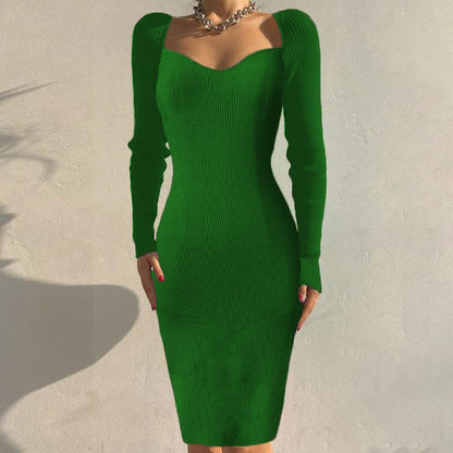 Sexy Sheath Knitted Dresses