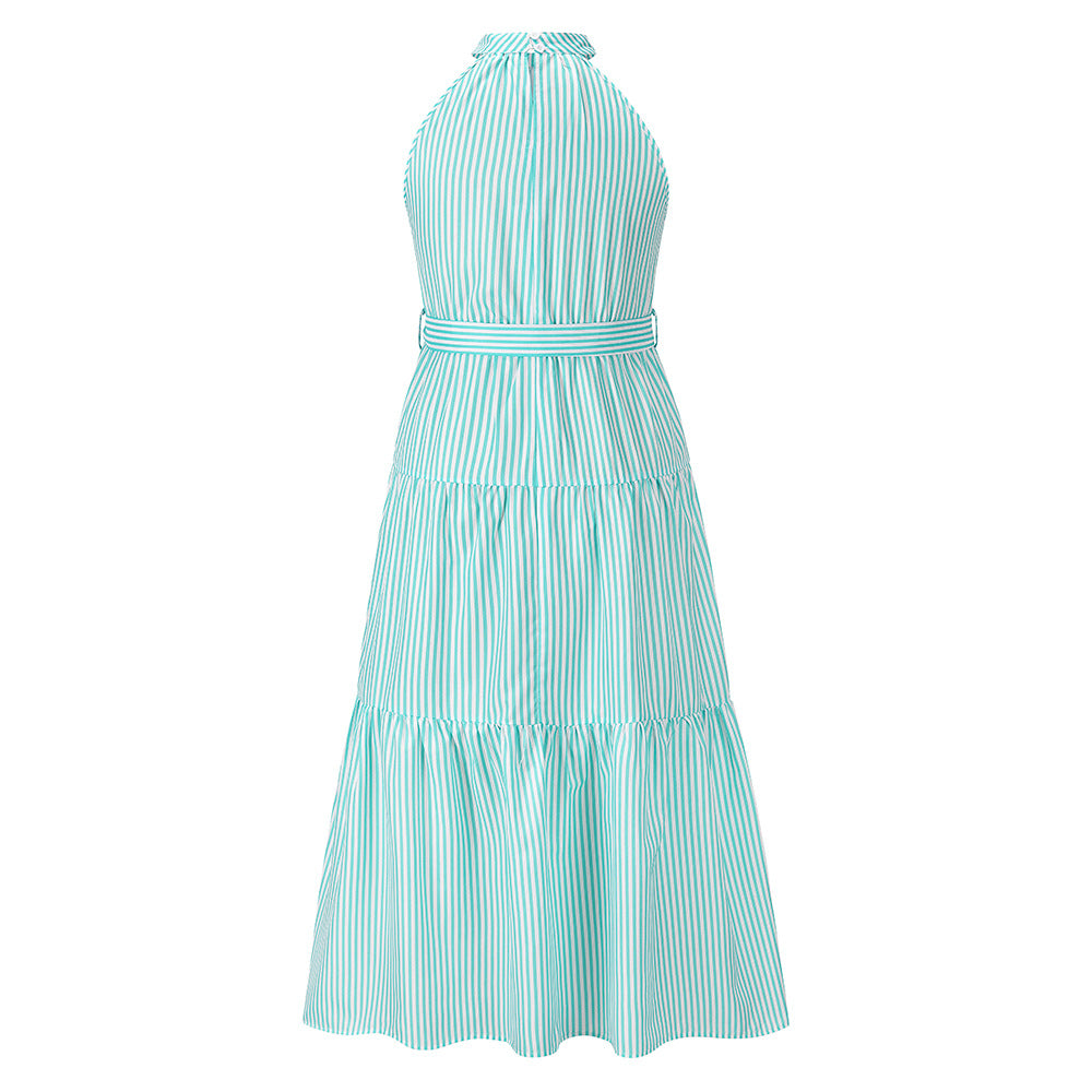 Summer Striped Summer Long Maxi Dresses