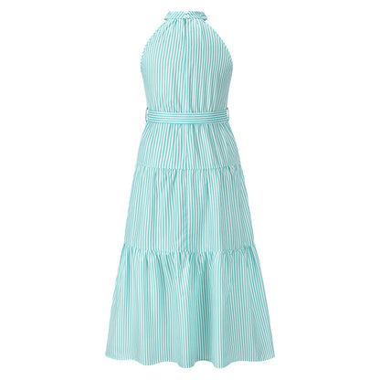 Summer Striped Summer Long Maxi Dresses