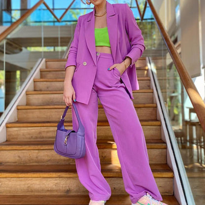 Casual Women Office Lady 2pcs Outfits