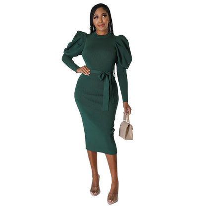 Women Long Sleeves Fall Dresses
