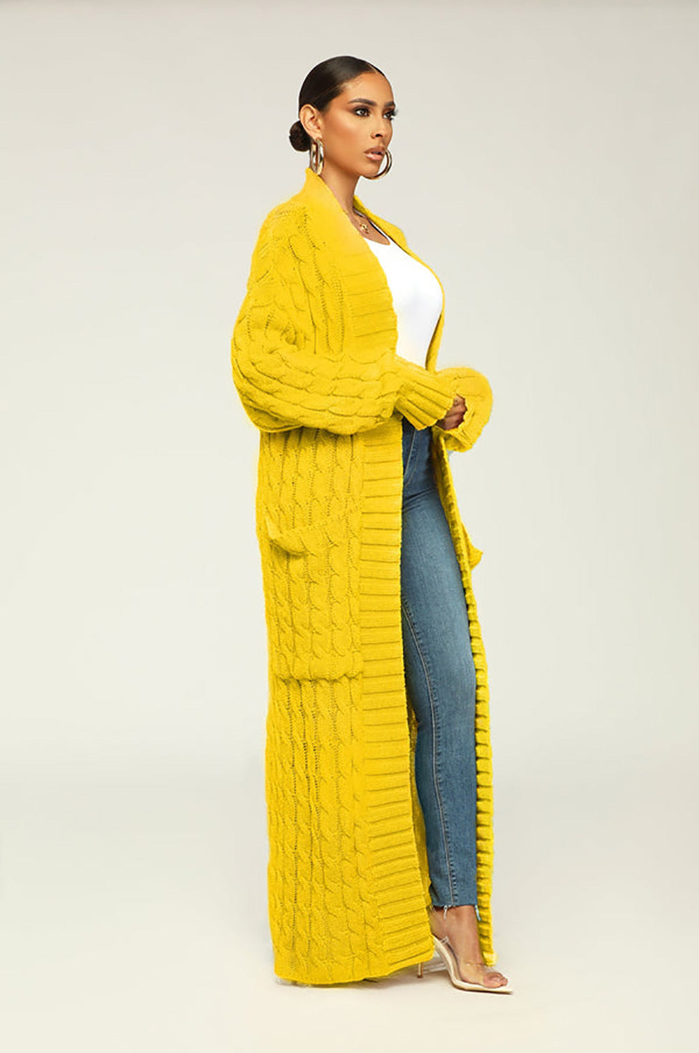 Casual Long Knitted Cardigan Overcoats for Women