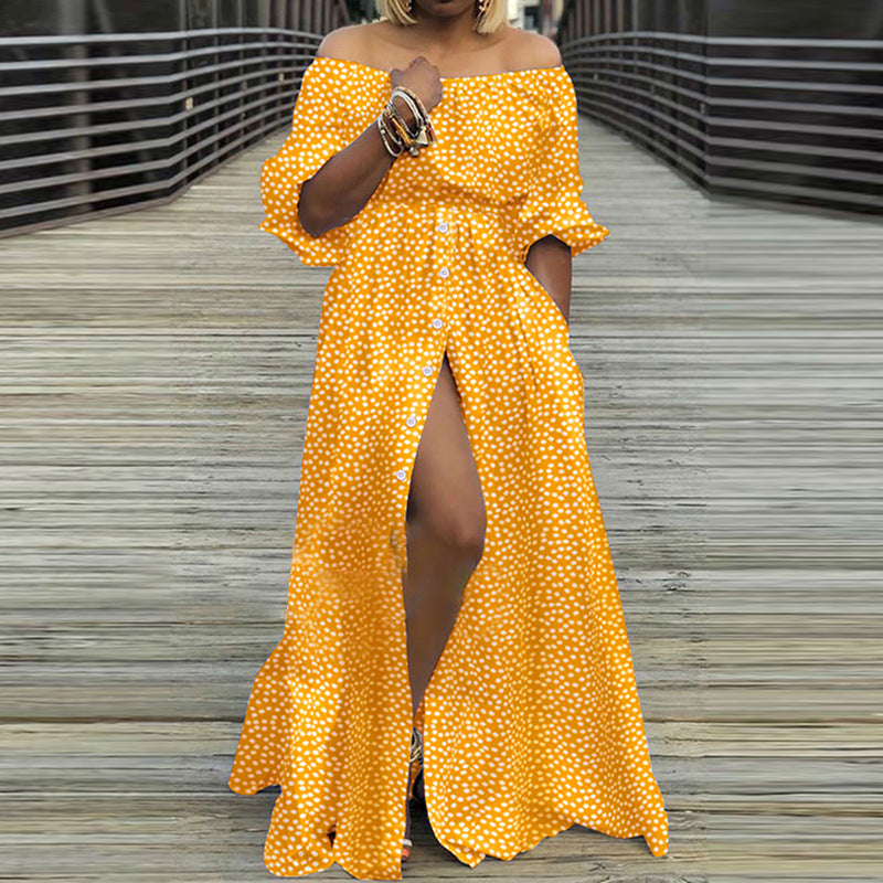 Sexy Off The Shoulder Long Maxi Dresses