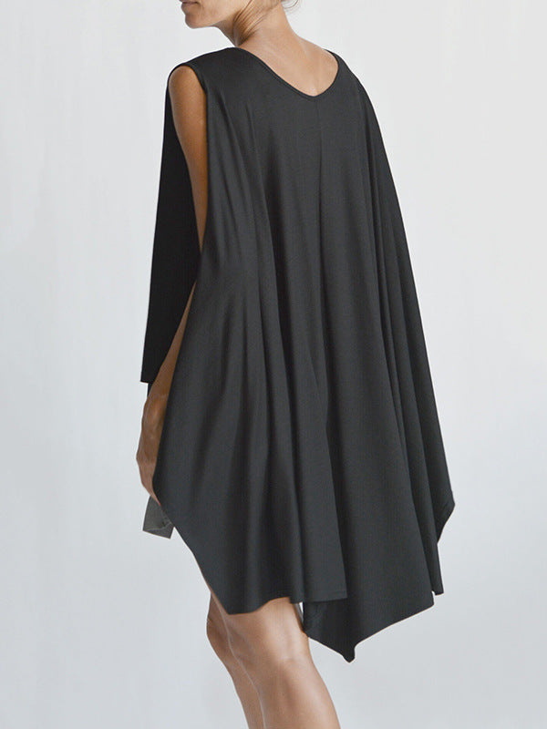 Casual Irregular Sleeveless Blouses for Women
